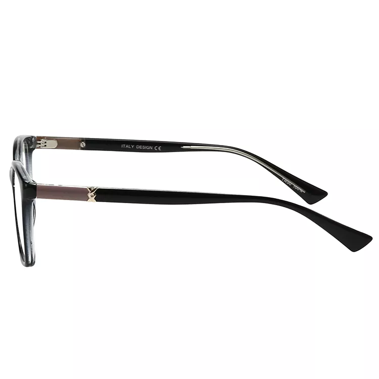 TR90 Color-block Temple Luxury Gold Accent Glasses