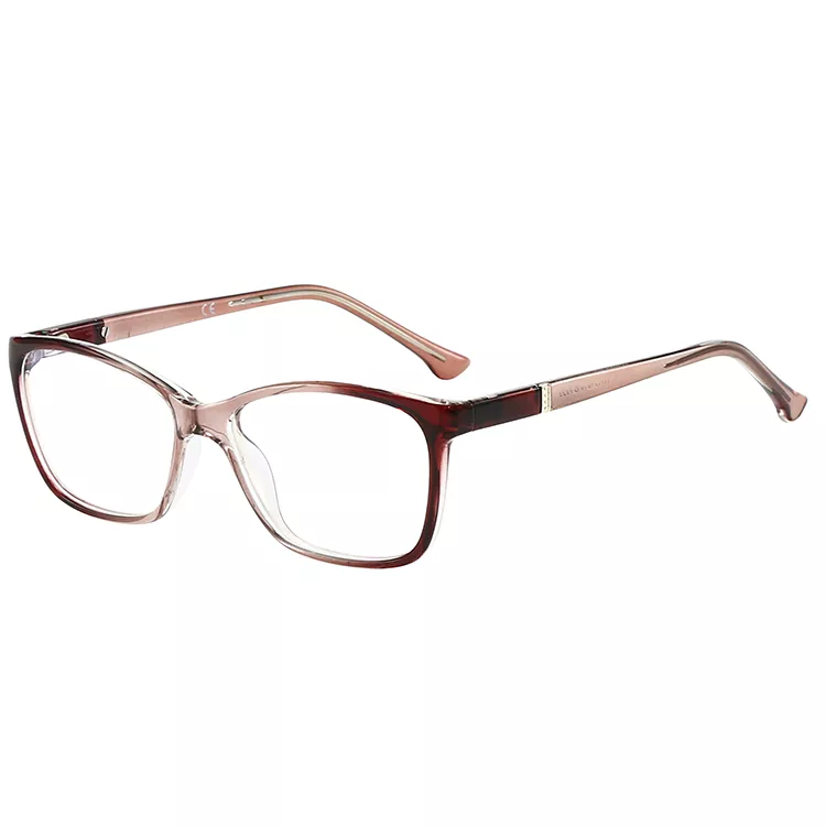 TR90 Chic Square Metallzubehör Optische Rahmen